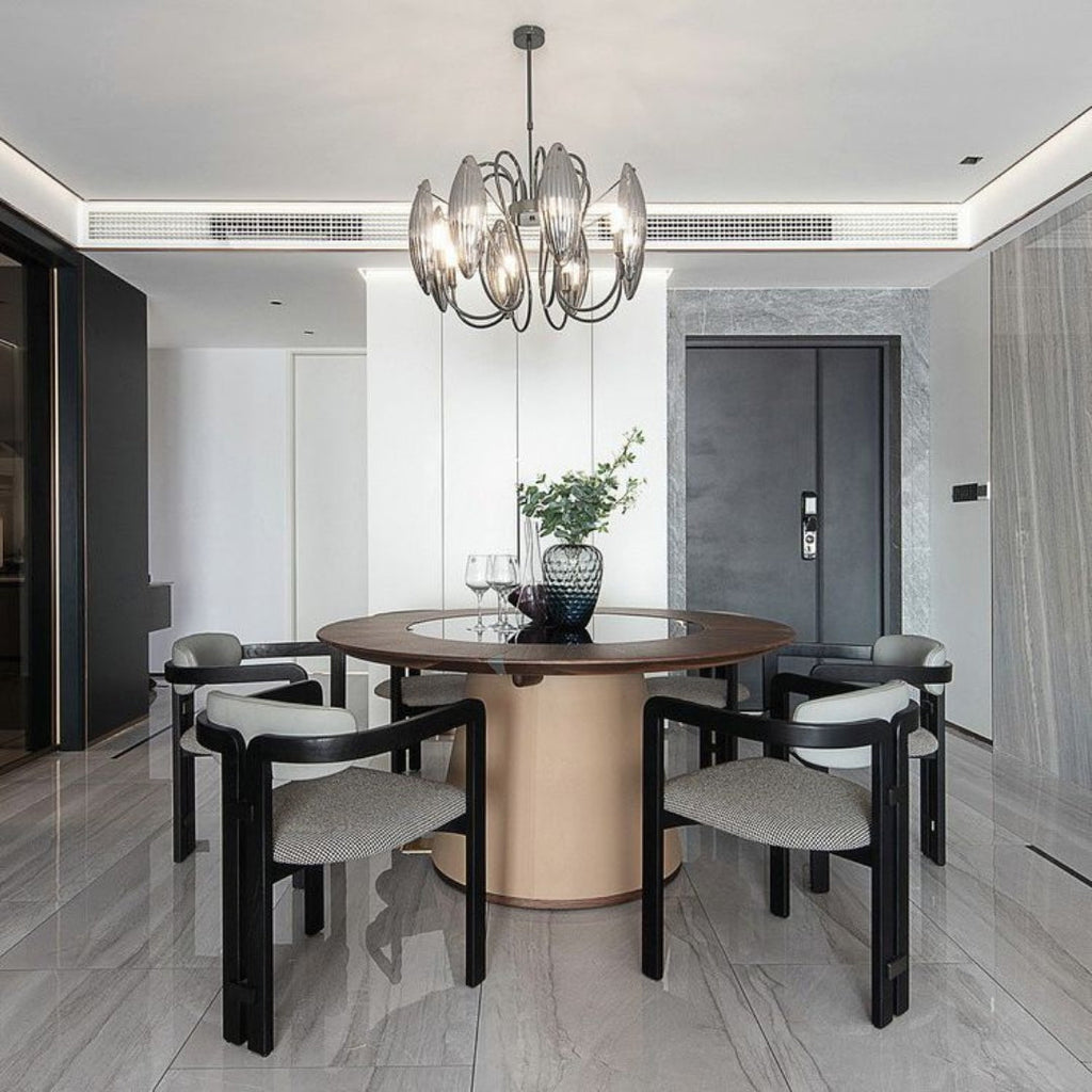 Modern Dining Chair with Cushioned Seat and Backrest

