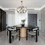 Modern Dining Chair with Cushioned Seat and Backrest

