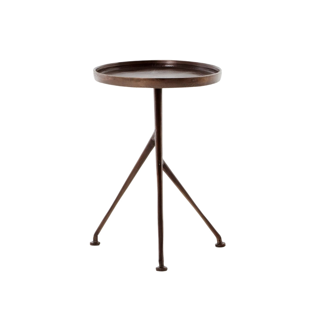 Tri-Leg Vintage Brass Table

