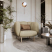 Cozy Bubble Plush Upholstered Accent Chair