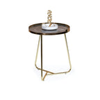 Golden Edge Black Marble Coffee Table Duo

