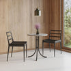 Urban Curve Iron Stem Round Cafe Table
