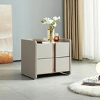 Luxury Soft Edge Contemporary Nightstand