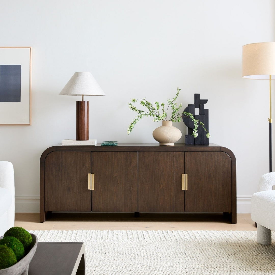Contemporary Rounded Edge TV Unit