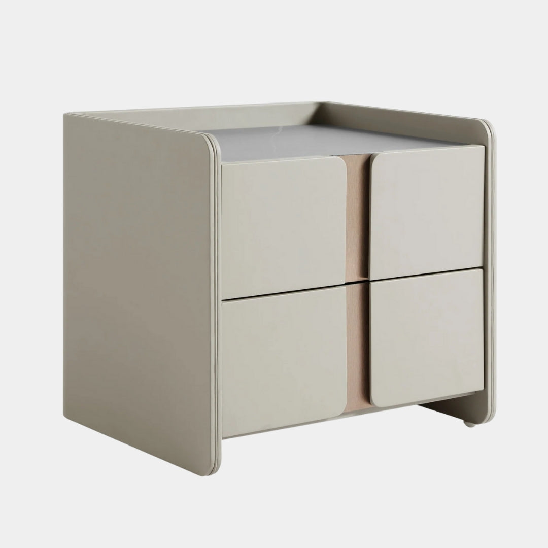 Luxury Soft Edge Contemporary Nightstand