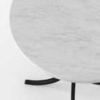 Urban Curve Iron Stem Round Cafe Table