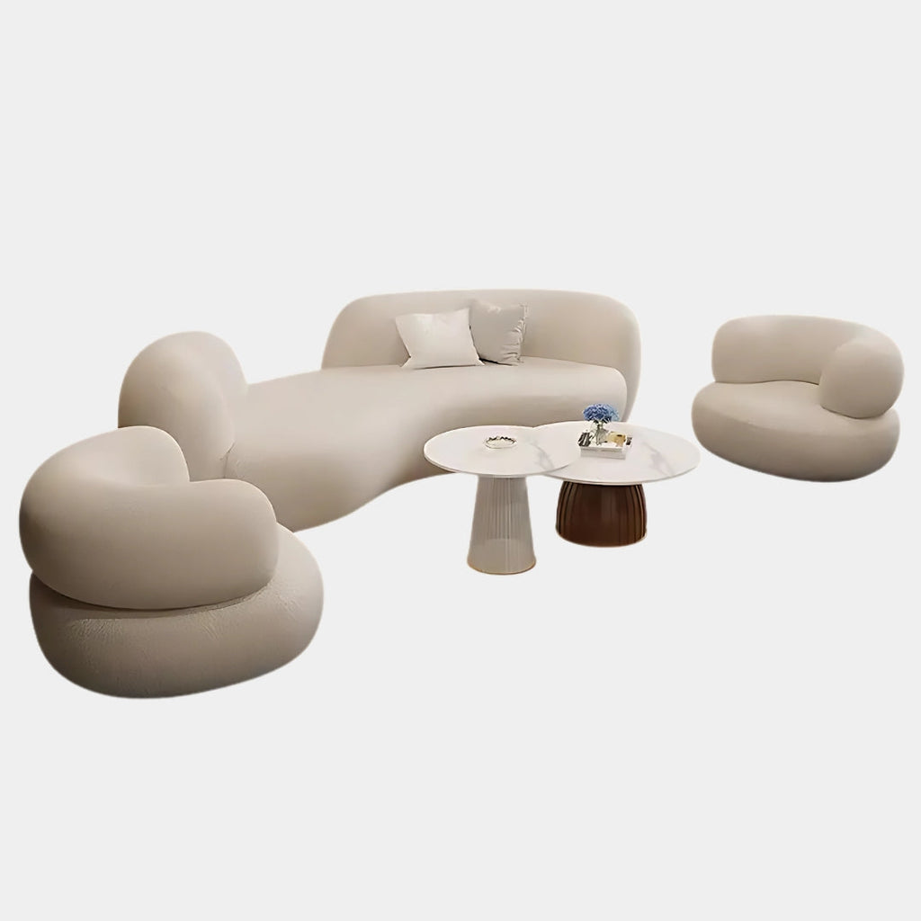 3 Seater Cozy Cloud Curved Sofa 