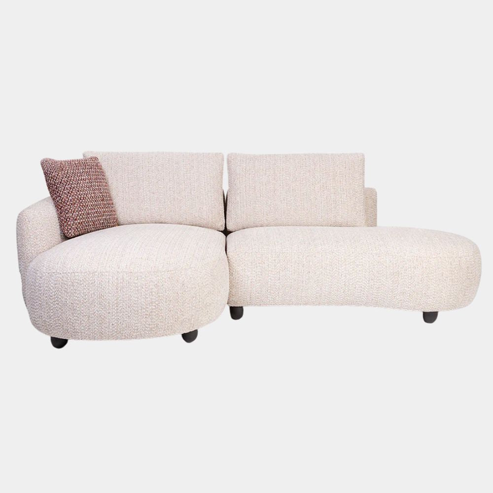 3 Seater Modern Curved Lounge Sofa