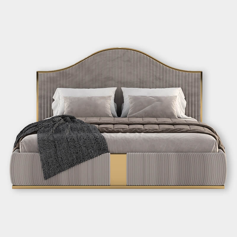 Upholstered king size bed online