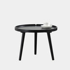 Contour Black Tray Modern Side Table
