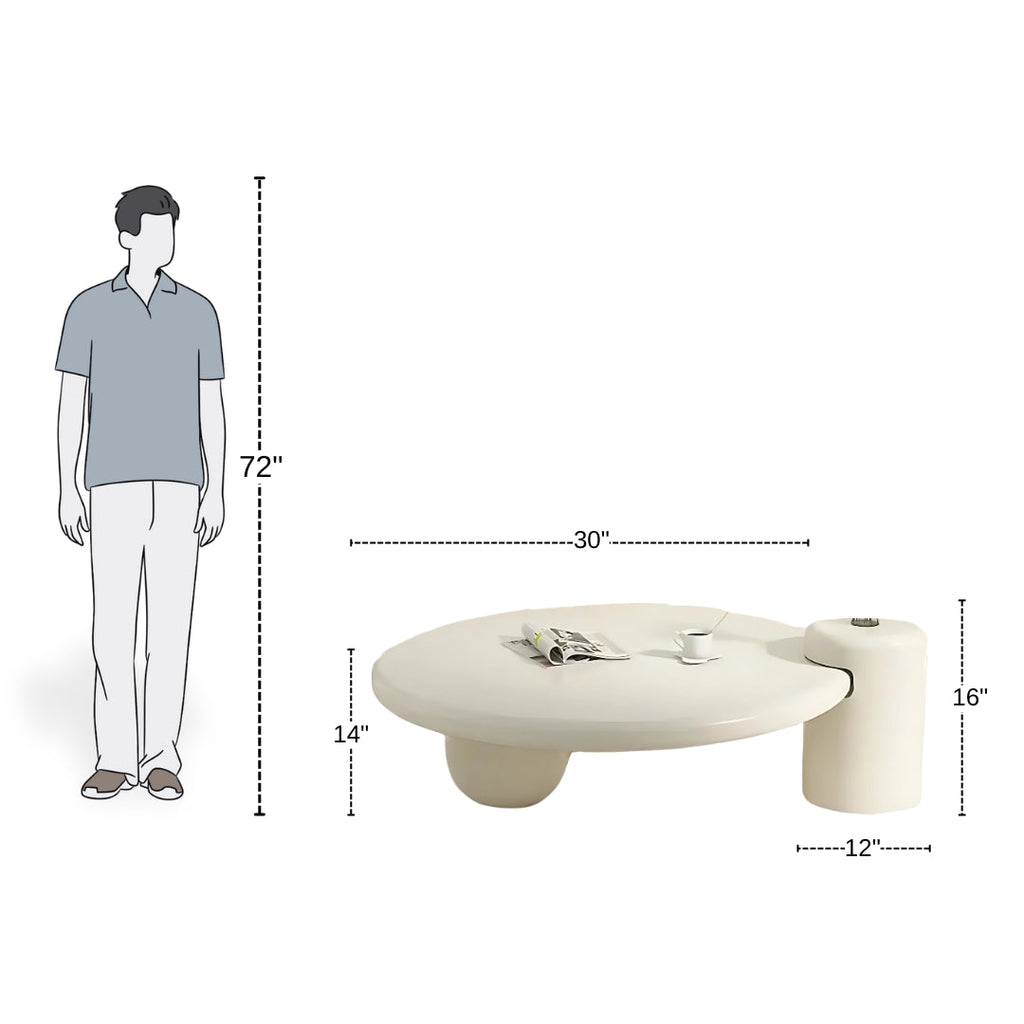 PebbleNest Interlock Duo Coffee Table