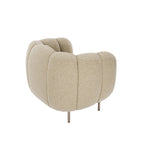 Cozy Bubble Plush Upholstered Accent Chair