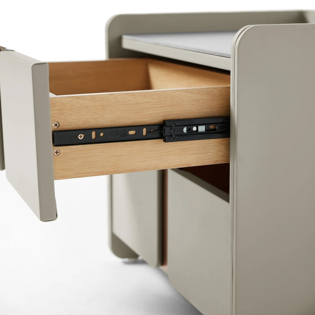 Luxury Soft Edge Contemporary Nightstand