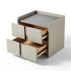 Luxury Soft Edge Contemporary Nightstand