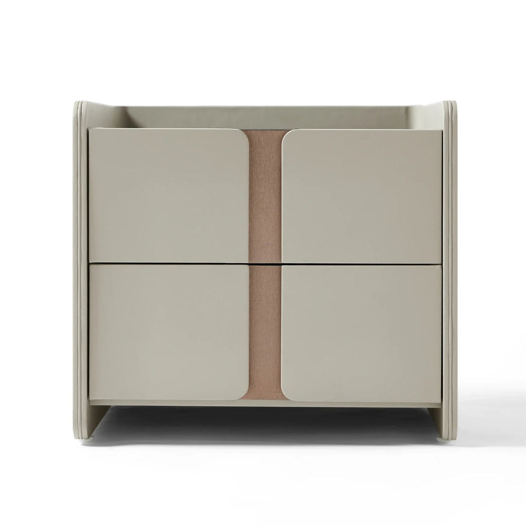 Luxury Soft Edge Contemporary Nightstand