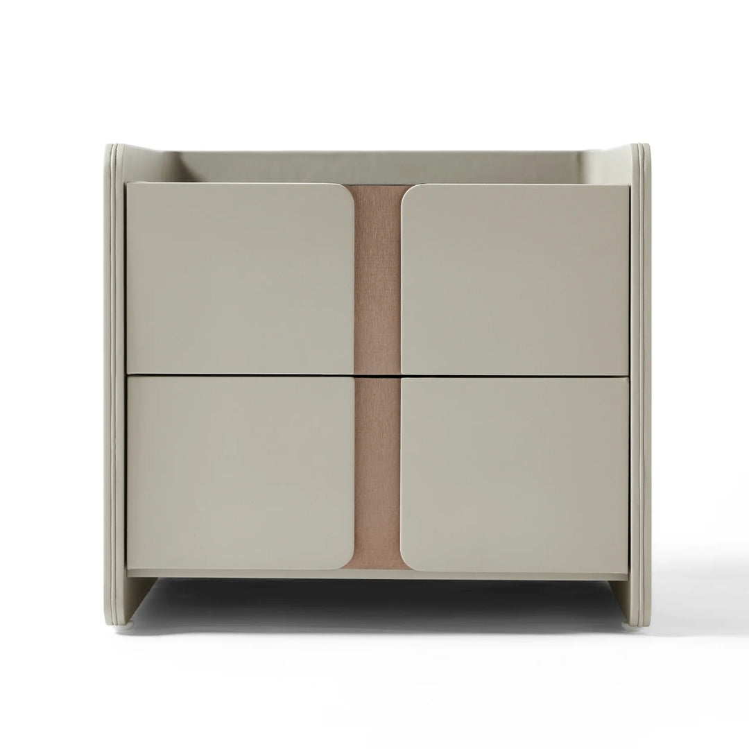 Luxury Soft Edge Contemporary Nightstand