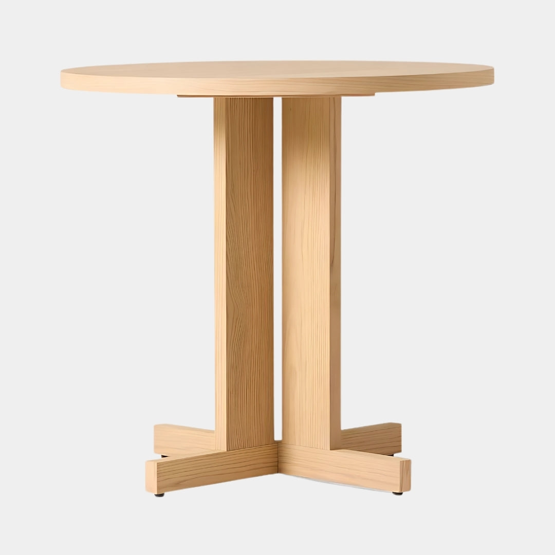 Crossbeam Wood Cafe Table