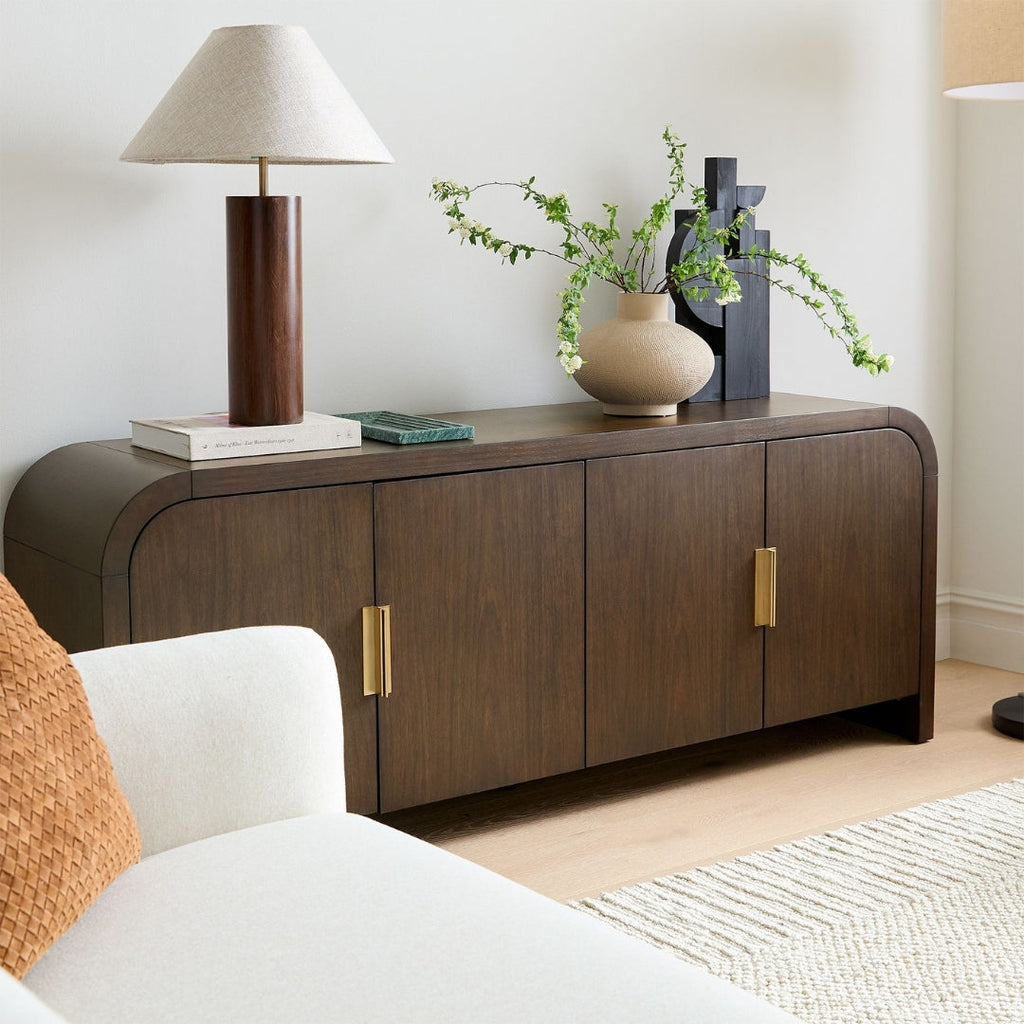 Contemporary Rounded Edge TV Unit
