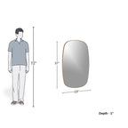 Elegant Contour Wall Mirror