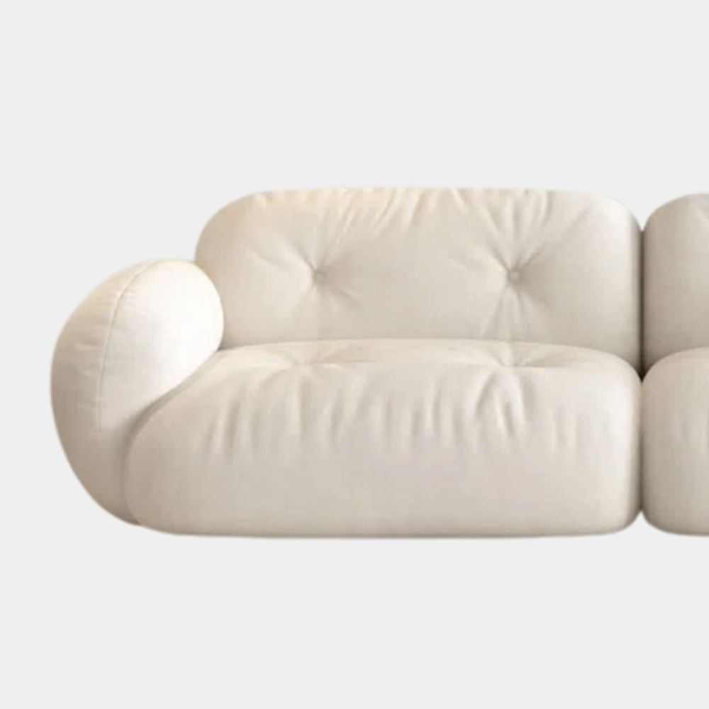 3 Seater Ivory Cloud Lounge Sofa