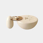 Minimalist Stone-Inspired Coffee Table Duo