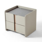 Luxury Soft Edge Contemporary Nightstand