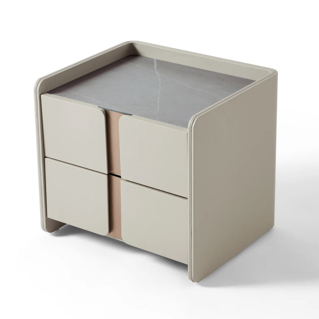 Luxury Soft Edge Contemporary Nightstand