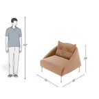 Elegant Comfort Upholstered Accent Chair