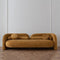 3 Seater Modern Comfy Tan Brown Lounge Sofa