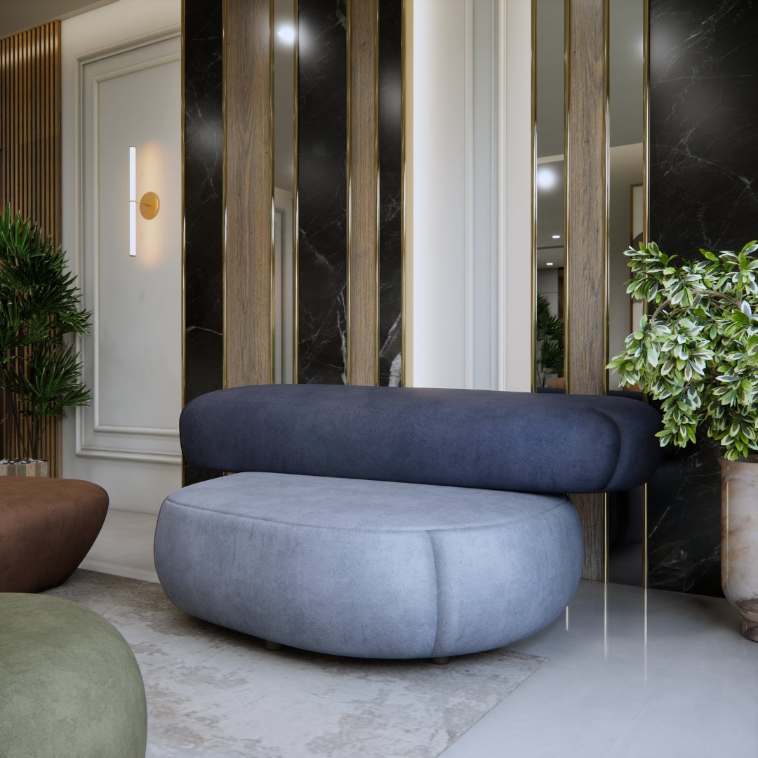 Ocean Mist Pebble Accent Sofa Chair