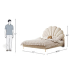 Luxe Comfort Bed with Celeste Shell Headboard
