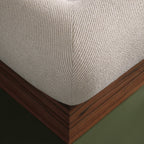 3 Seater Rust Wooden Lounge Sofa 