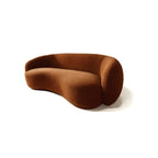 3 Seater Cinnamon Curve Upholstered Sofa