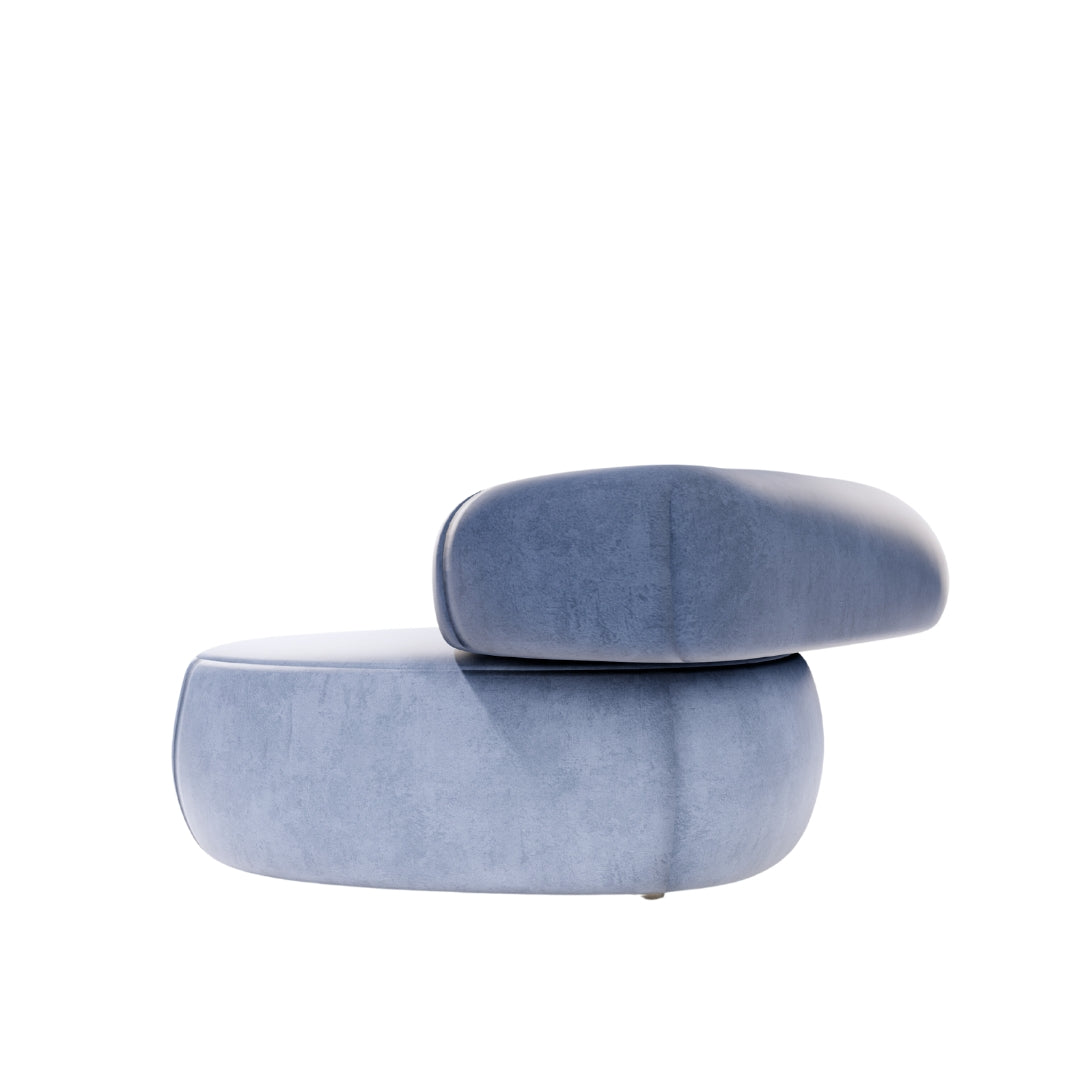 Ocean Mist Pebble Accent Sofa Chair