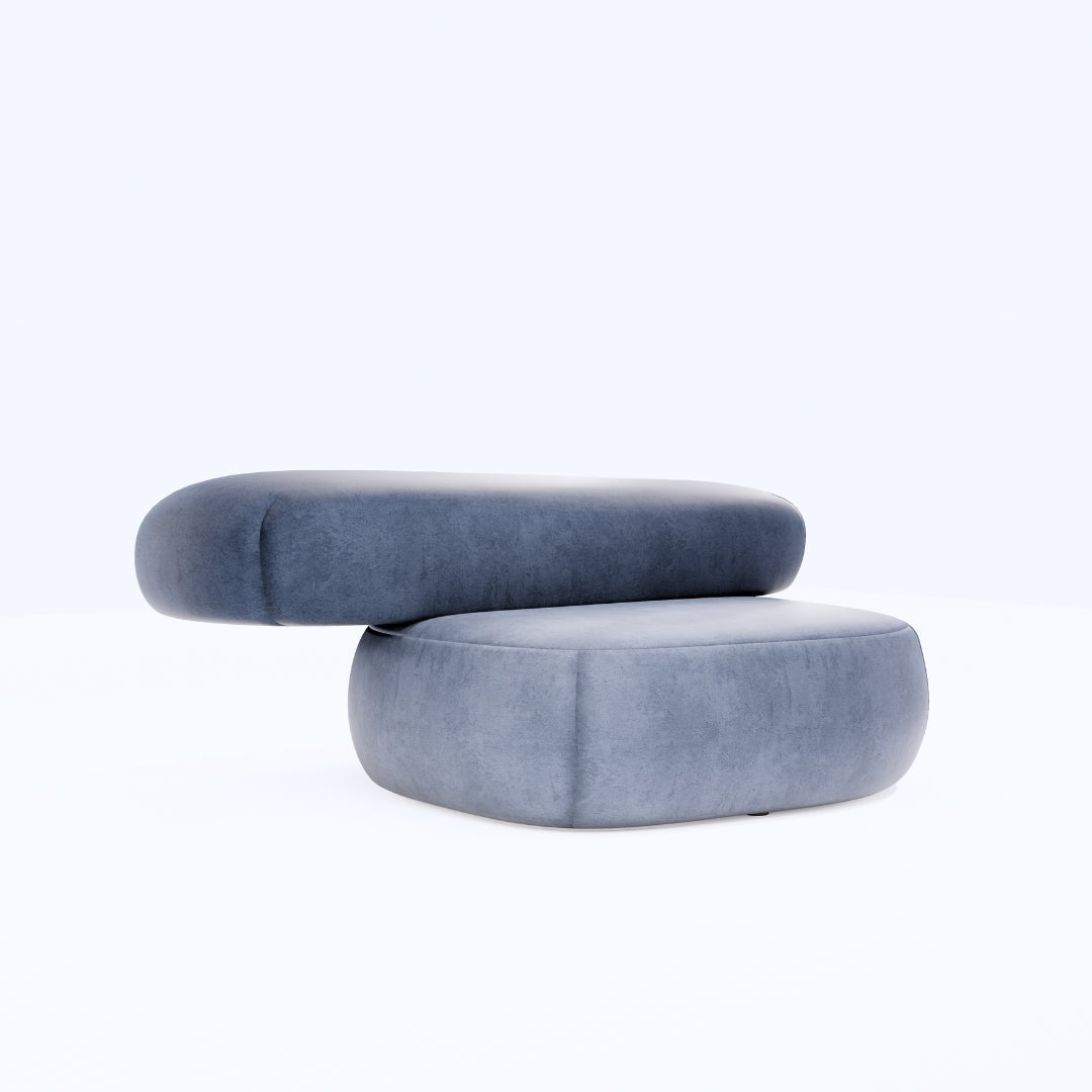 Ocean Mist Pebble Accent Sofa Chair