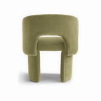 Olive Green Modern Arch Dining Chair