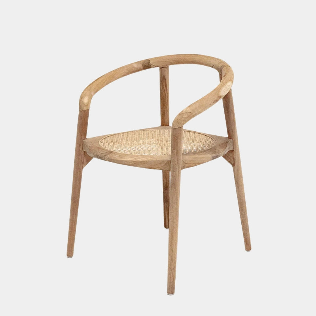 Rattan Arc Dining Chair