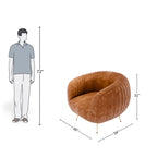 Vintage Comfort Upholstered Lounge Chair