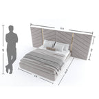 Upholstered king size bed online