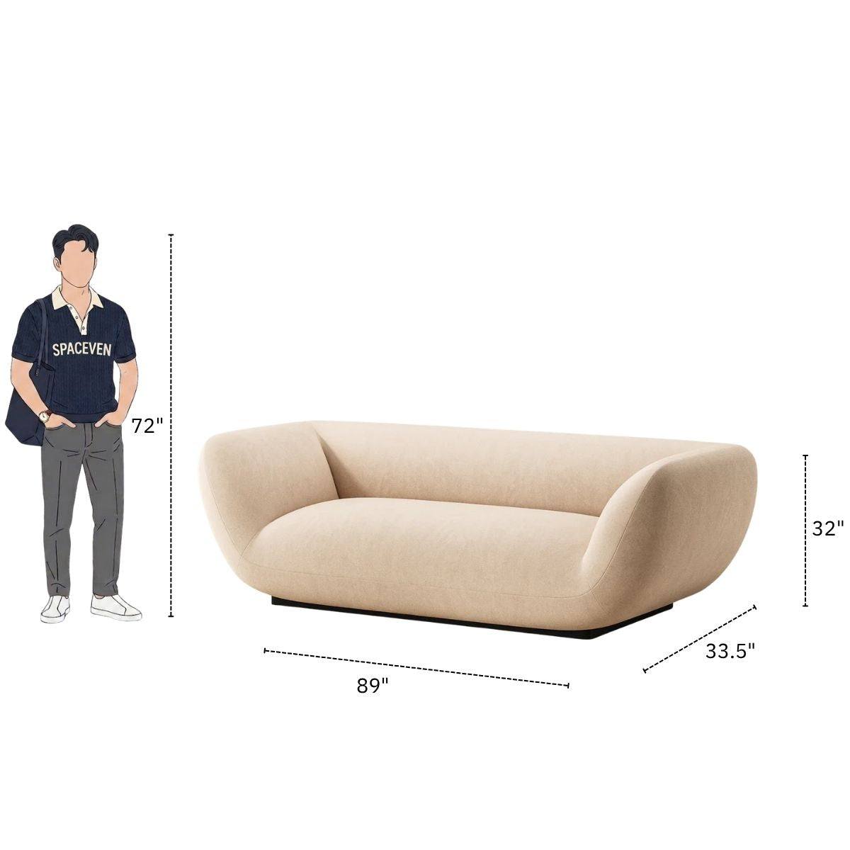 3 Seater Cocoon Embrace Sofa