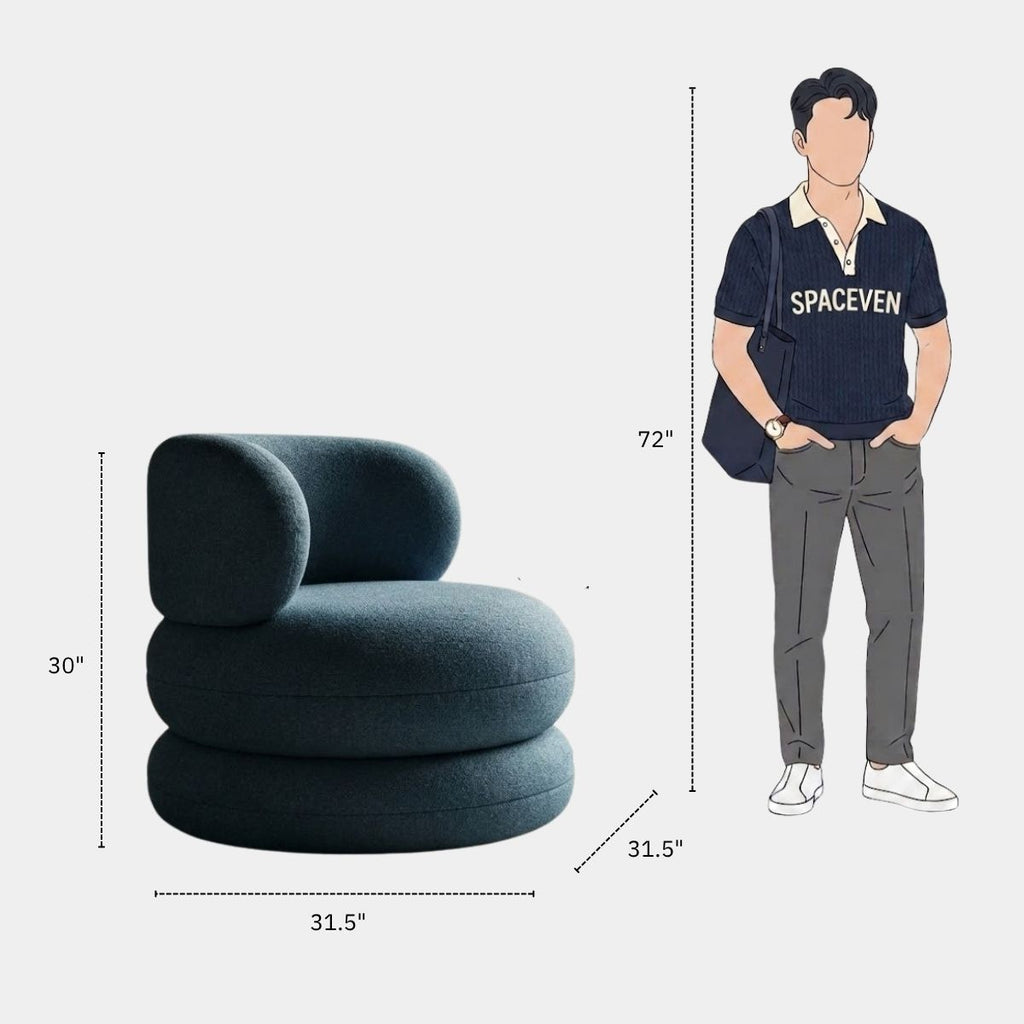Modern Haven Comfort Lounge Chair