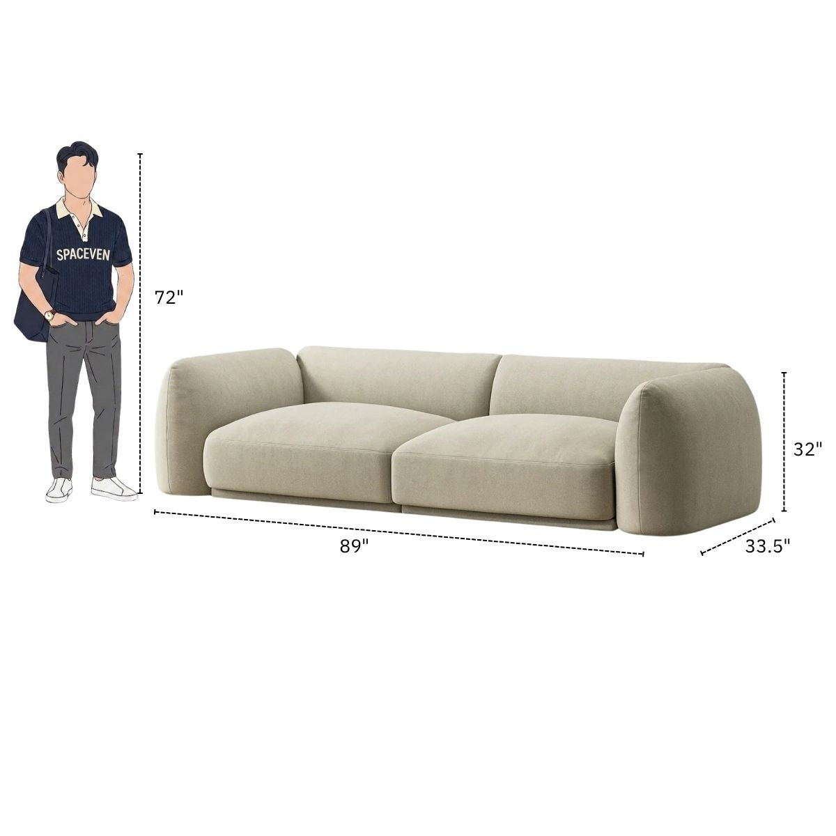 3 Seater Nimbus Cloudform Sofa