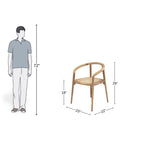 Rattan Arc Dining Chair