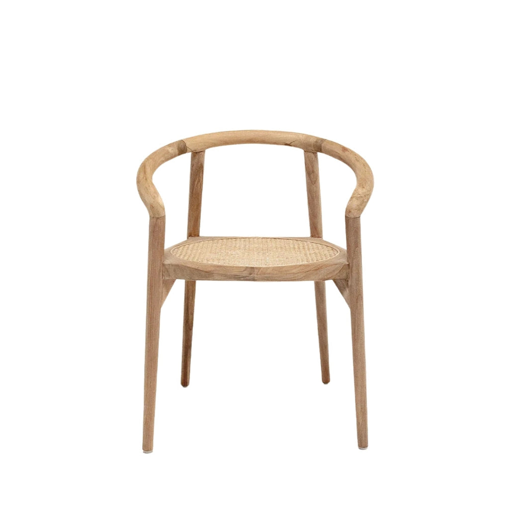 Rattan Arc Dining Chair