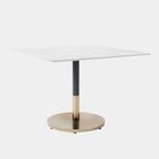 Marble Top Modern Base Cafe Table