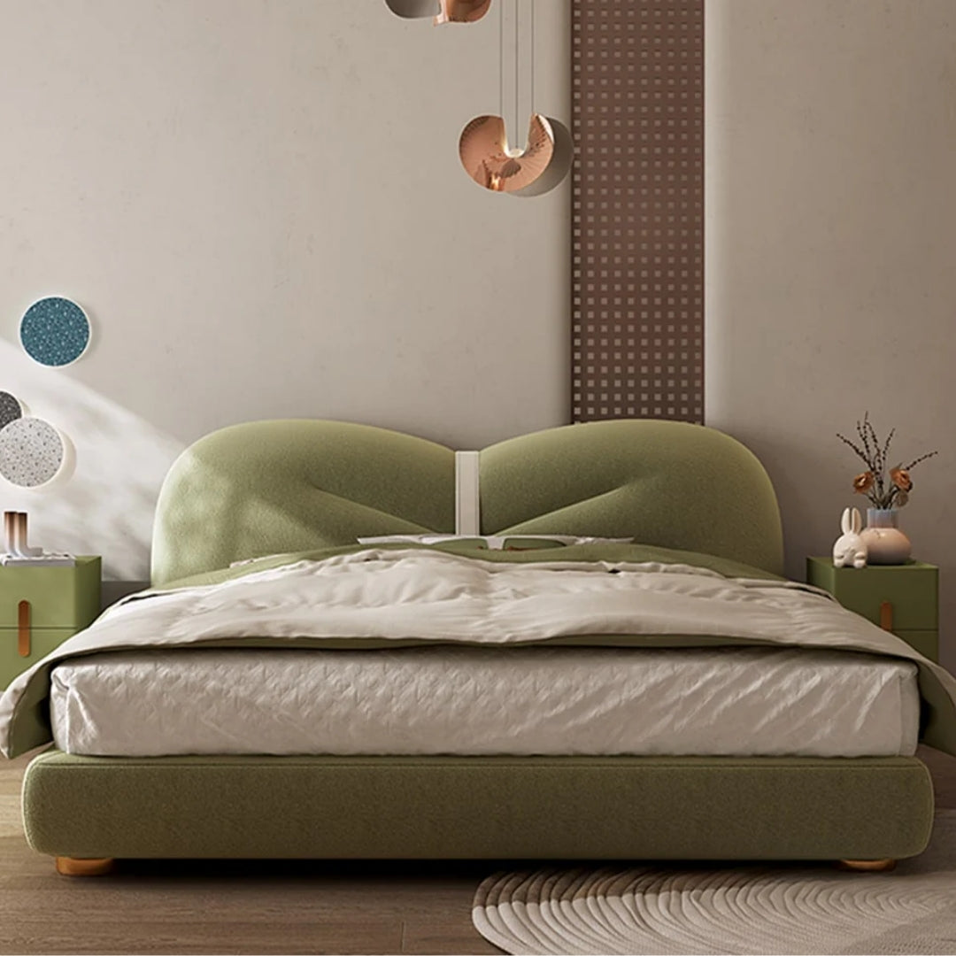 Olive Dream Comfort Upholstered Bed for Luxury Bedroom