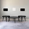 Black Silhouette Circular Coffee Table Trio