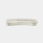 4 Seater Elegant Moonbeam Curved Sofa
