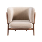 Modern Luxe Beige Accent Chair
