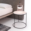 Modern Luxe Round Marble-Top Side Table